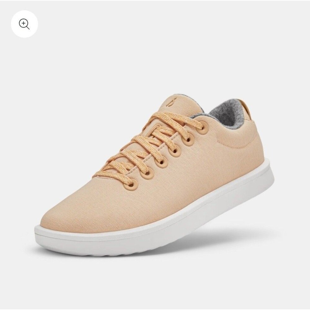 Allbirds Wool Piper Woven Lace Up‎ Sneakers Lux Camel Beige Womens 9